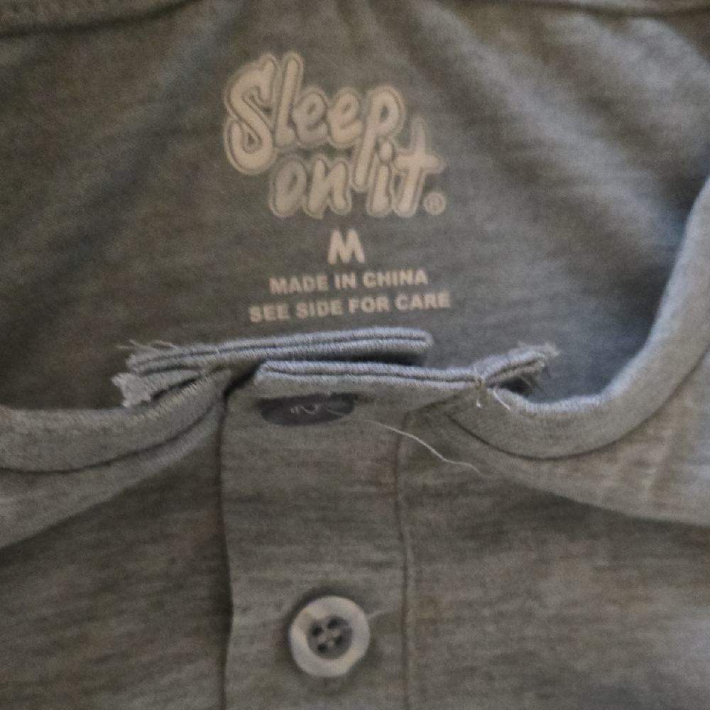 Sleep On It Kids Charcoal Pajama Top